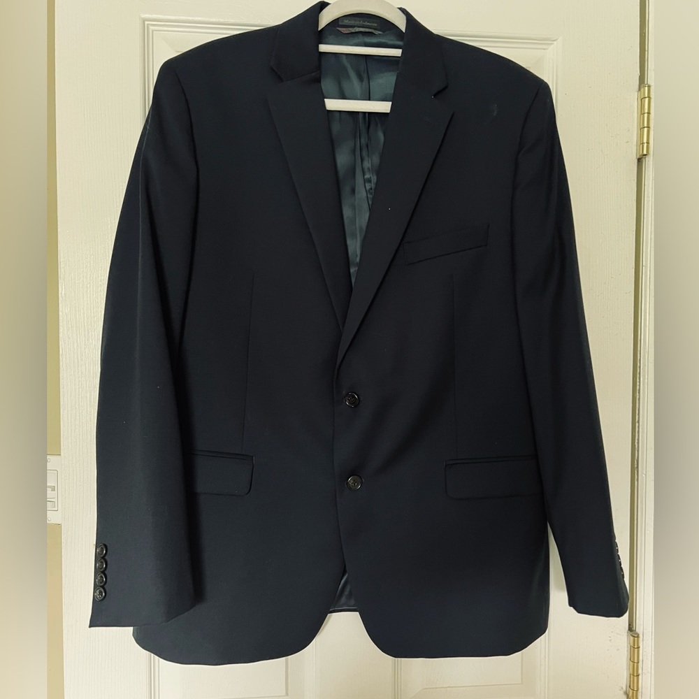 Lauren By Ralph Lauren Classic Fit Suit Separates Coat, Navy Size 44 Regular